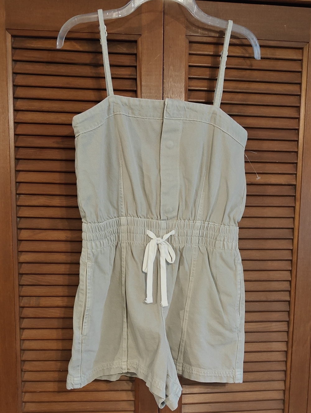 NWT Universal Thread Green Denim Romper